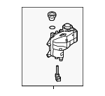104123753 - Cooling System: Reservoir Tank for Land Rover: Defender 110, Defender 90 Image