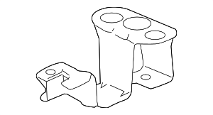99135503301 - Electrical: ABS Modulator Bracket for Porsche Image