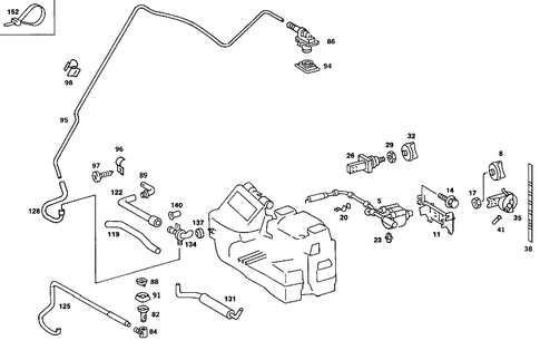 Operating Unit for 1984 Mercedes-Benz 380SE #0