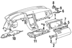 5550650010 - Body: Glove Box for Lexus: LS400 Image