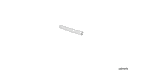 8P01S9V300A - Accessory Components: TRIM (LOWER) (CHROME) for Honda Image