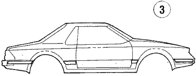 E2GZ6720000EA - Body: Stripe Tape for Ford: EXP Image