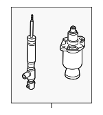 4B0616020C - Suspension: Strut for Audi: A6 Quattro, S6 Image