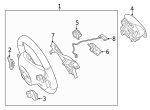 9946400139107 - Steering: Trim Cover for Mercedes-Benz Image