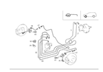 163420152664 - : Brake Line for Mercedes-Benz Image
