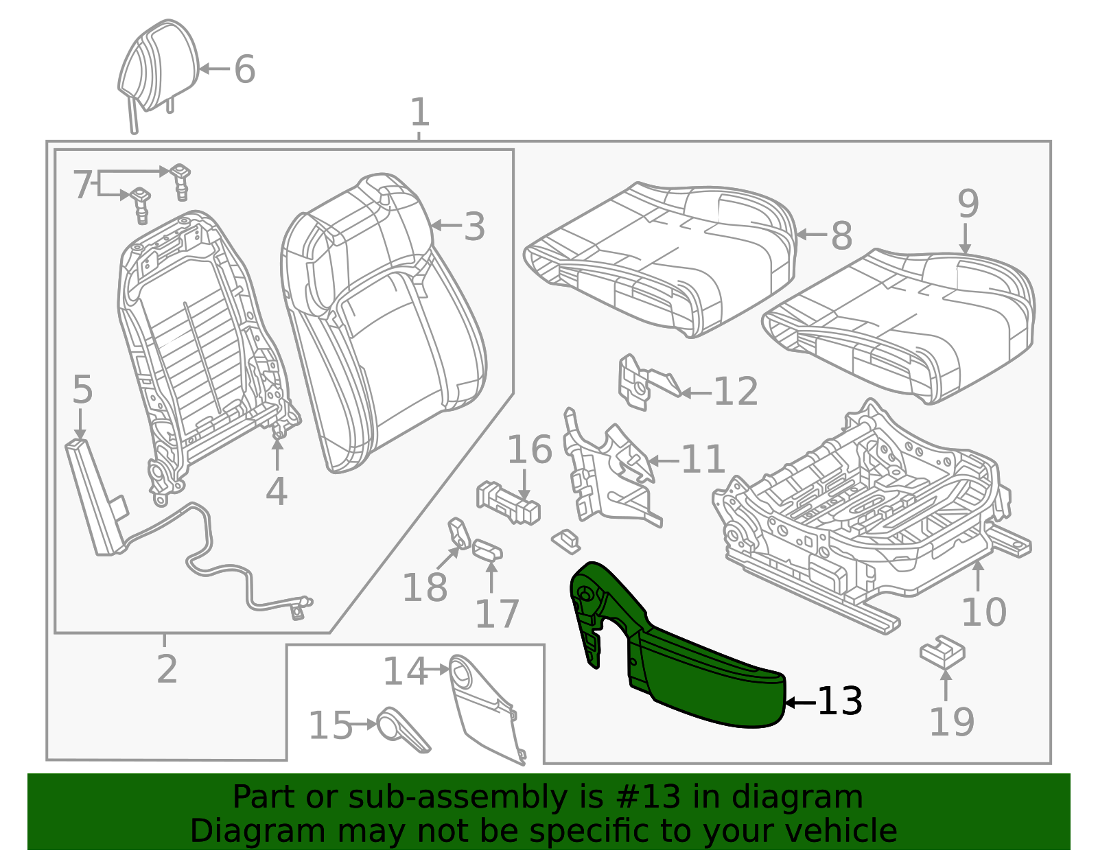 VA40-88-1G1-02 - Seat Trim Panel 2023-2024 Mazda CX-50 | Mazda Parts.US
