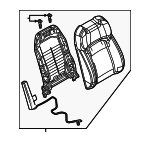 VA418813002 - : Seat Back Assembly for Mazda: CX-50 Image