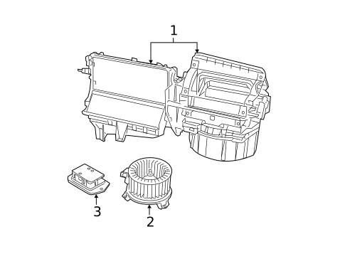 Blower Motor & Fan for 2014 Jeep Patriot #1