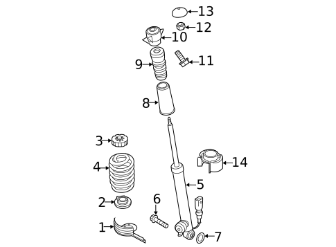 Struts & Components for 2014 Audi RS7 #1
