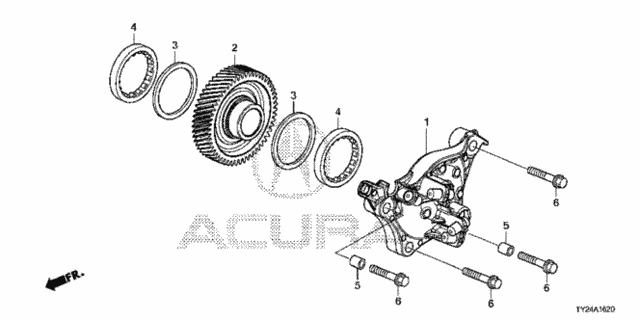 AT Idle Shaft (DCT) for 2020 Acura RLX #0