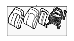 88302C1JA0STG - Body: Seat Back Assembly for Hyundai Image