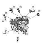 4868672AA - Electrical: Oil Pressure Switch for Mopar Image