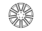 LR078418 - Suspension: Wheel, Alloy for Land-Rover Image