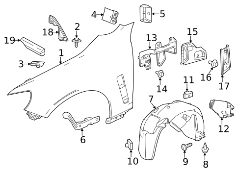 Fender & Components for 2017 Chevrolet SS #0