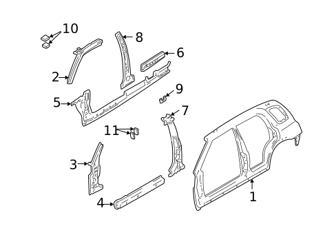Uniside for 2004 Suzuki XL-7 #0