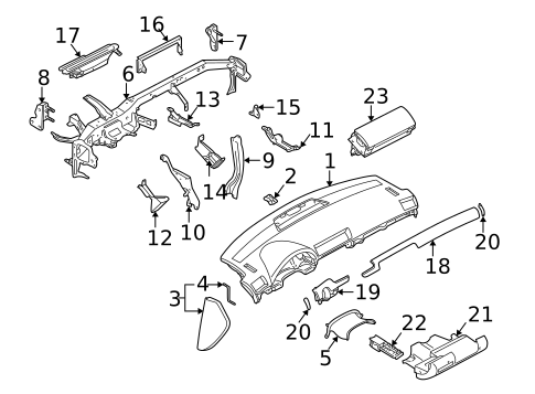 Instrument Panel for 2004 Audi A4 Quattro #0