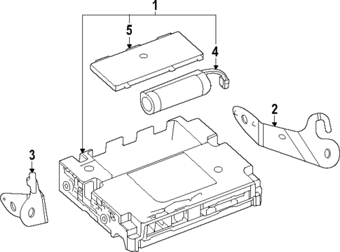 Communication System Components for 2025 Lexus RX450h+ #0