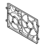 8W0121207C - Cooling System: Fan Shroud for Audi Image