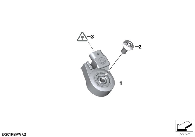 61318388642 - General Electrical System: Switch, Kickstand -  for BMW-Motorrad Image