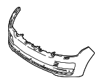 LR098665 - Body: Bumper Cover for Land Rover: Range Rover Image