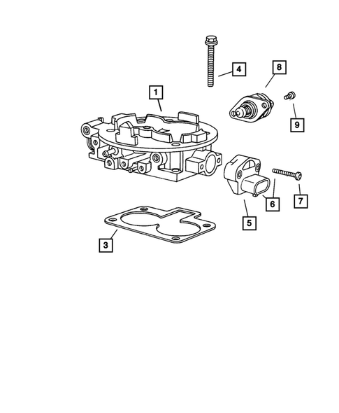 Throttle Body for 2002 Dodge Ram 1500 #0