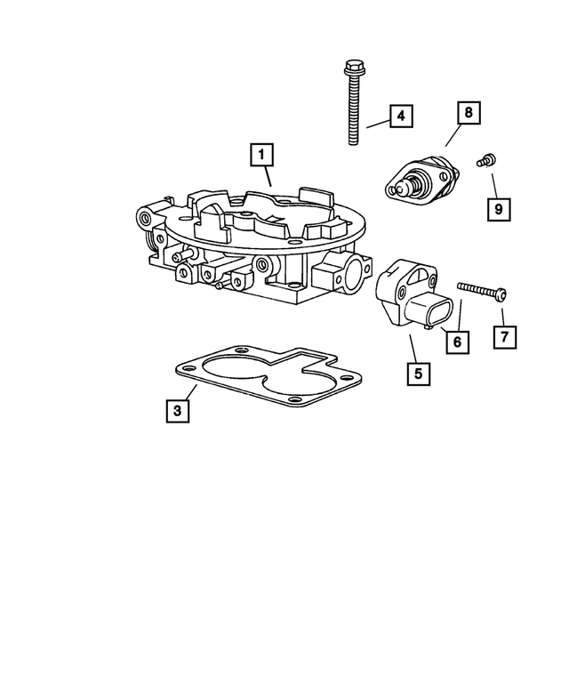 « 53032691AA – Fuel : Corps De Papillon pour Mopar Image »