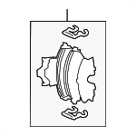 581011FA50 - Brakes: Brake Pads for Kia Image