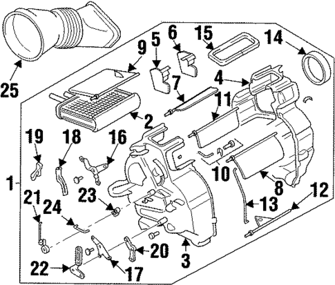 HVAC Case for 1999 Suzuki Swift #0