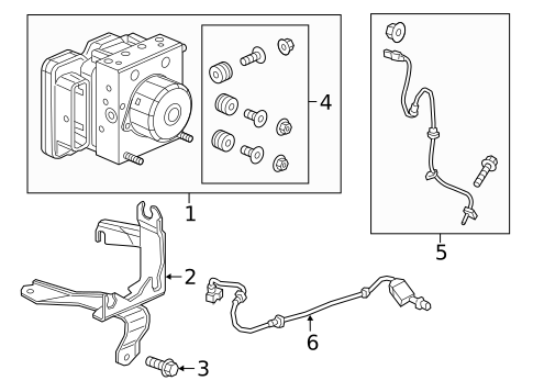 ABS Components for 2019 Honda Fit #0