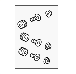 57107T0GA00 - Electrical: Mount Bracket Mount Kit for Honda: Accord, CR-V, Fit Image