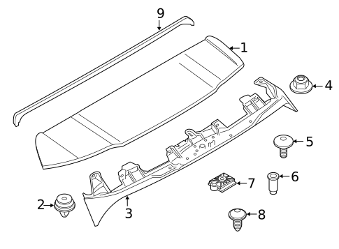Spoiler for 2022 BMW X3 #0