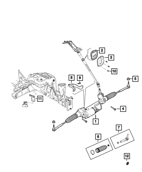 Steering Gear for 2024 Alfa Romeo Stelvio #0