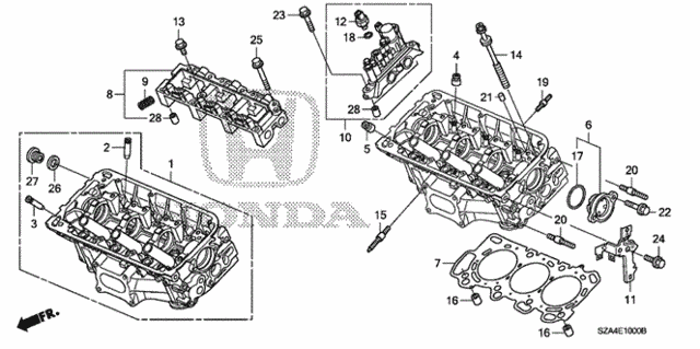 Front Cylinder Head for 2012 Honda Pilot #0