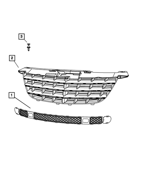 Grilles for 2008 Chrysler Sebring #0