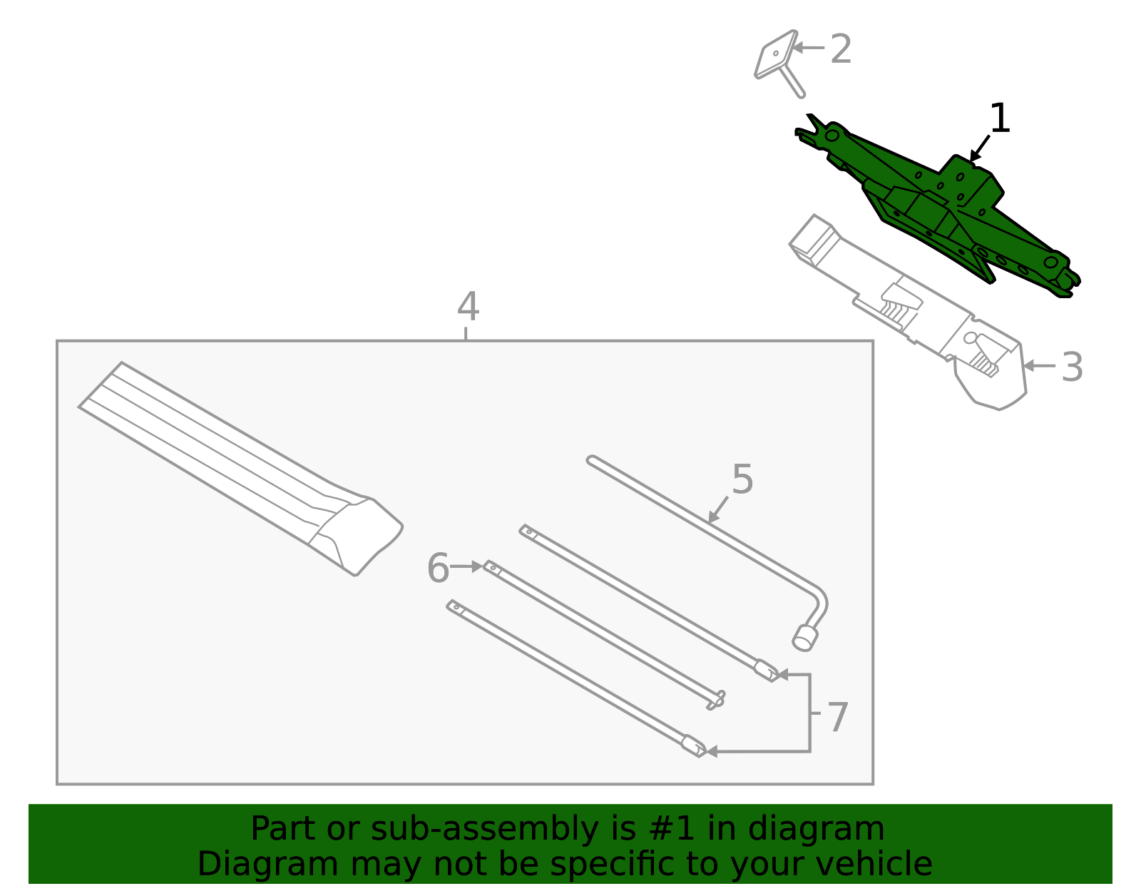 2019-2023 Ford Ranger Jack AB3Z-17080-M | OEM Parts Online
