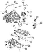 6506407AA - Engine 5.7L Eight Cylinder: Bolt for Mopar Image