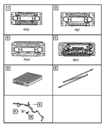 5091175AF - Instrument Panel and Radios and Consoles: Am/fm With Cd And Equalizer Radio for Mopar Image
