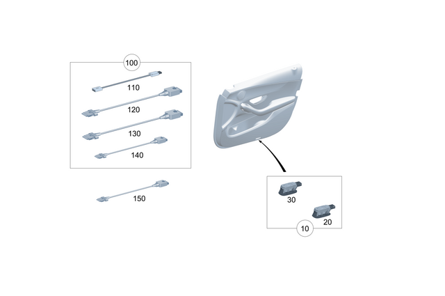 2239063404 - Electrics and Function: Projector for Mercedes-Benz: 350SD, Maybach EQS 680 SUV, Maybach S580, Maybach S680, S500, S580, S580e, S63 AMG E Performance Image