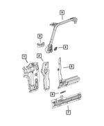 68631968AA - Body Sheet Metal Except Doors: Sport Bar, Right for Jeep: Wrangler Image