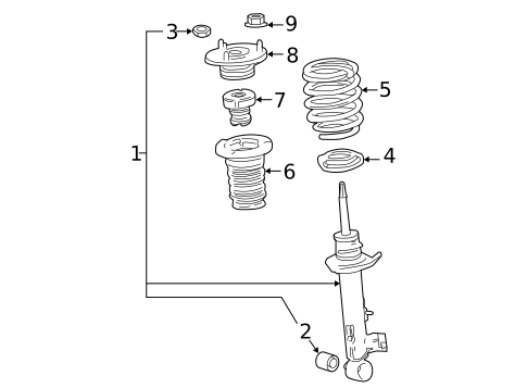 Shocks & Components for 2022 Lexus LC500 #0
