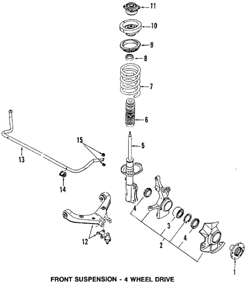 Suspension Components for 1998 Mazda MPV #3