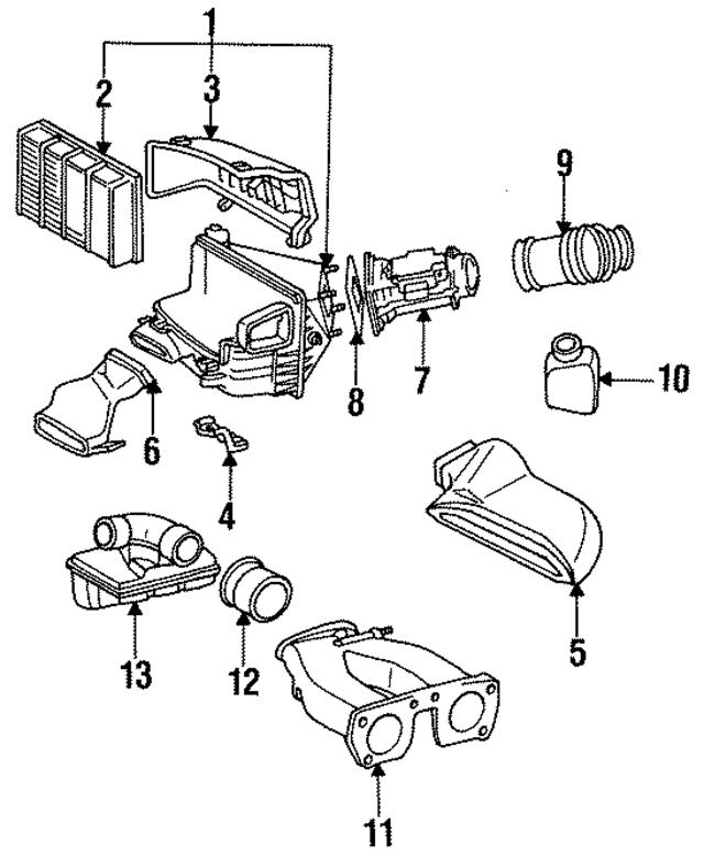 2225046040 - : Air Mass Sensor for Toyota Image
