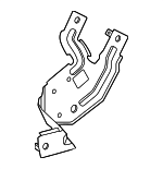2968680100 - Electrical: Mount Bracket for Mercedes-Benz Image