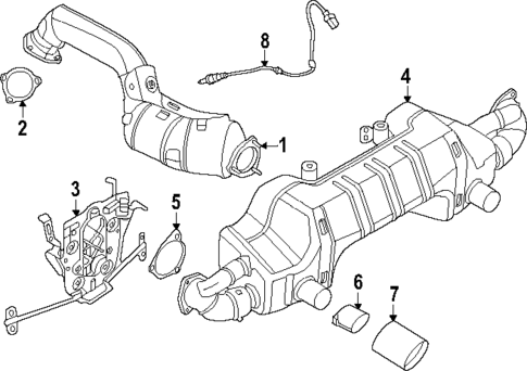 Exhaust Components for 2025 Porsche 718 Spyder #0