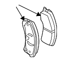 1711094 - Brakes: ACDelcoâ„¢ Brake Pads for Cadillac: XLR | Chevrolet: Corvette Image