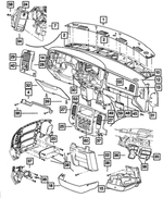 ZF261DVAE - : Instrument Panel for Mopar Image