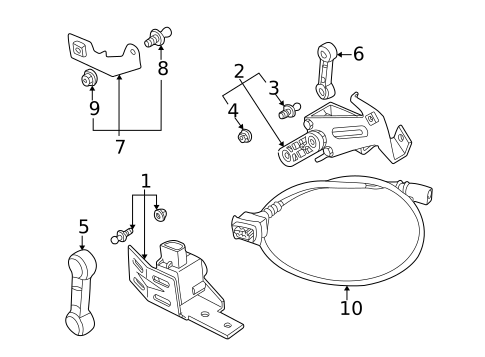Electrical Components for 2005 Saab 9-5 #1