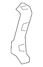 81361TZ5A01ZF - Body: Protector for Honda: Passport, Pilot Image