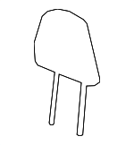 81340TG7A41ZB - Body: Headrest for Honda: Passport, Pilot Image