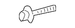 5073680AA - Belts &amp; Cooling: Belt Tensioner Bolt for Mopar Image